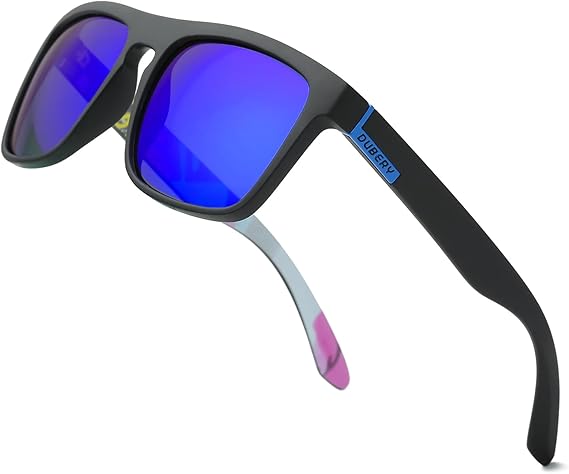 DUBERY Classic Polarized Sunglasses for Men Women Retro
