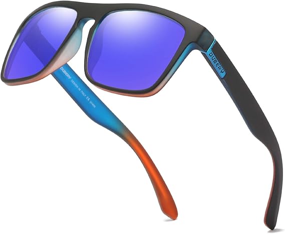 DUBERY Classic Polarized Sunglasses for Men Women Retro