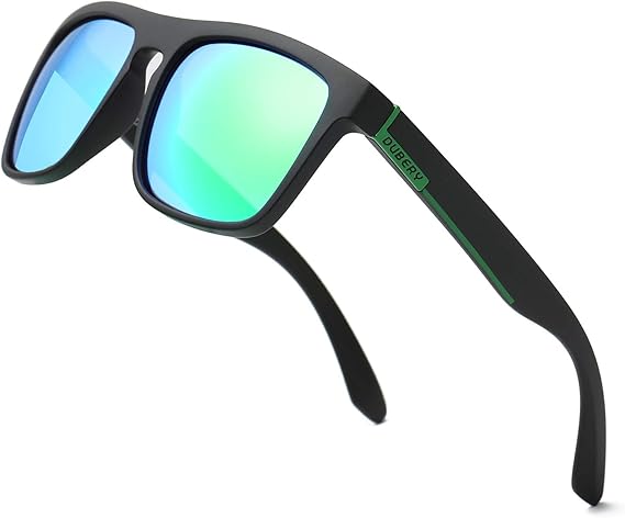 DUBERY Classic Polarized Sunglasses for Men Women Retro