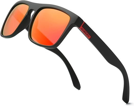 DUBERY Classic Polarized Sunglasses for Men Women Retro