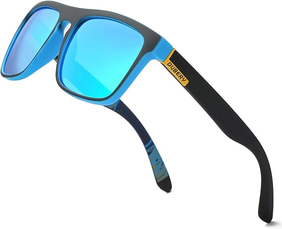 DUBERY Classic Polarized Sunglasses for Men Women Retro