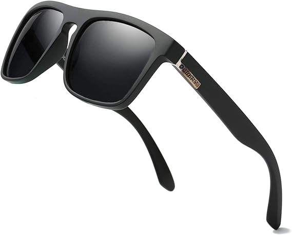 DUBERY Classic Polarized Sunglasses for Men Women Retro