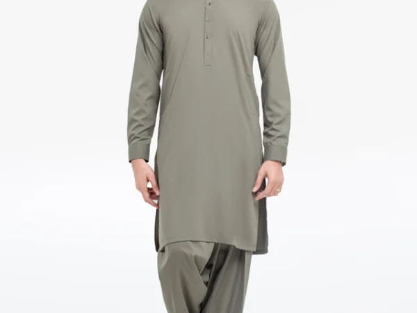 Men's Sage Green Kurta Shalwar