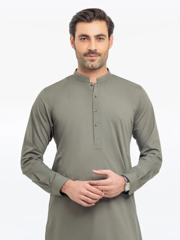 25_M_MenKurtaShalwarTailored_EMTKST5-99538_2 Men's Sage Green Kurta Shalwar