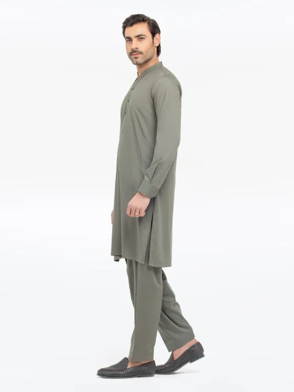 25_M_MenKurtaShalwarTailored_EMTKST5-99538_3 Men's Sage Green Kurta Shalwar