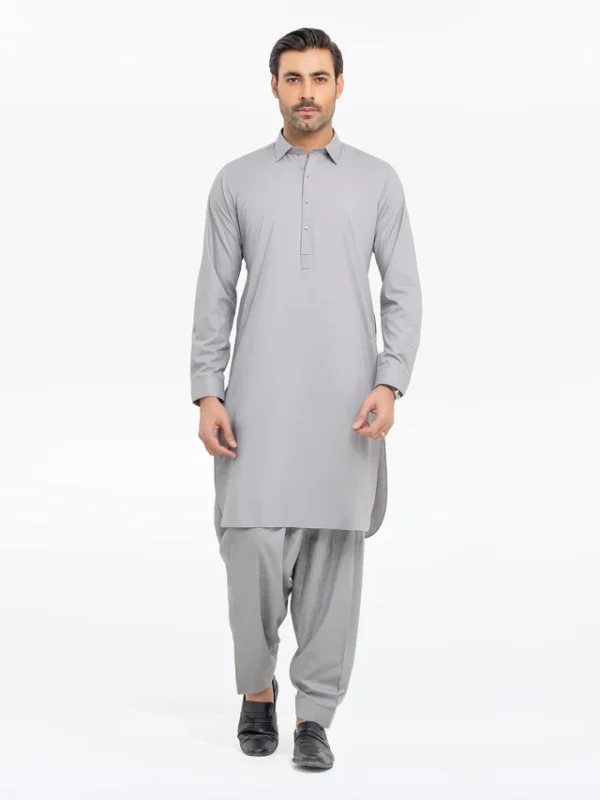 25_M_MenKurtaShalwarTailored_EMTKST5-99563_1 Men's Grey Kurta Shalwar
