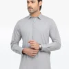 Men's Grey Kurta Shalwar