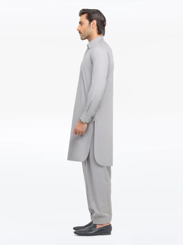 25_M_MenKurtaShalwarTailored_EMTKST5-99563_4 Men's Grey Kurta Shalwar