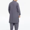 Men's Dark Grey Kurta Shalwar