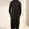Men's Sage Black Shalwar Kameez