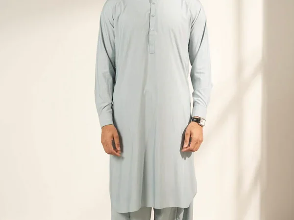 Men's Sage Sky Blue Shalwar Kameez