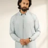 Men's Sage Sky Blue Shalwar Kameez