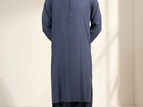 Men's Sage Blue Shalwar Kameez