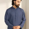 Men's Sage Blue Shalwar Kameez