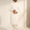 Men's Sage White Shalwar Kameez