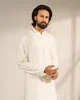 Men's Sage White Shalwar Kameez