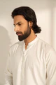 Men's Sage White Shalwar Kameez