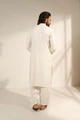 Men's Sage White Shalwar Kameez