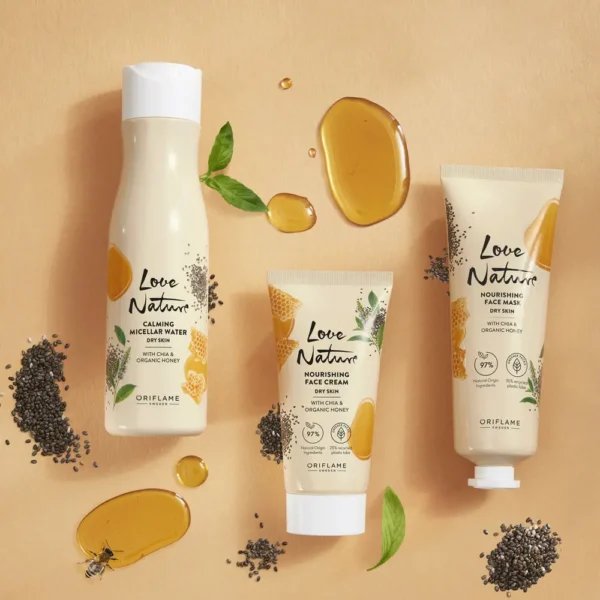 Calming Micellar Water with chia & organic honey